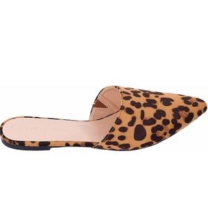 NEW cheetah print mules